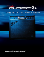 Fender G-DEC-3-advanced-Manual 